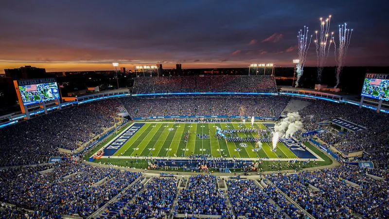 University of Kentucky football game day at Kroger Field